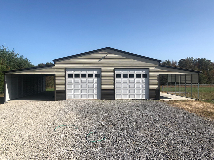 44x25 Summit Barn metal building