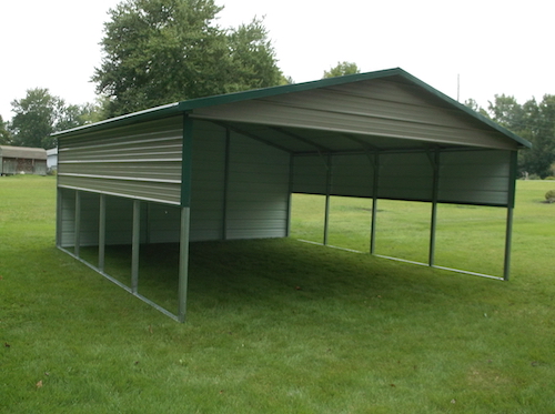 18x30 carport with storage